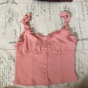 Forever 21 spaghetti strap crop top
